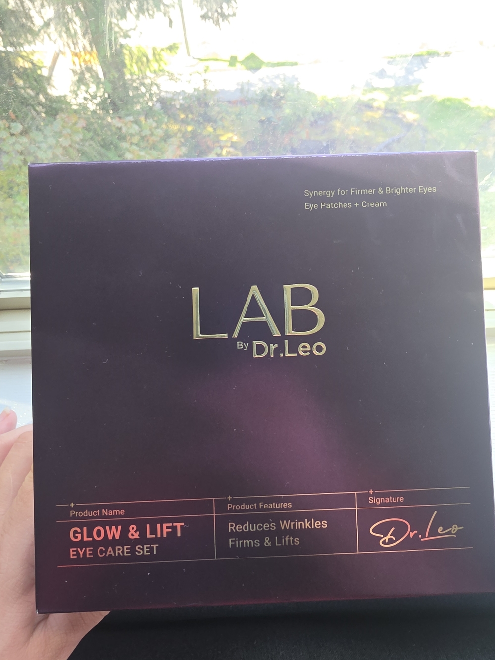 Glow & Lift Eye Care Set — Purple